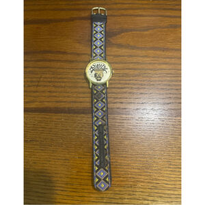Women's Kacy World Colors African Theme Watch One Size Black Gold